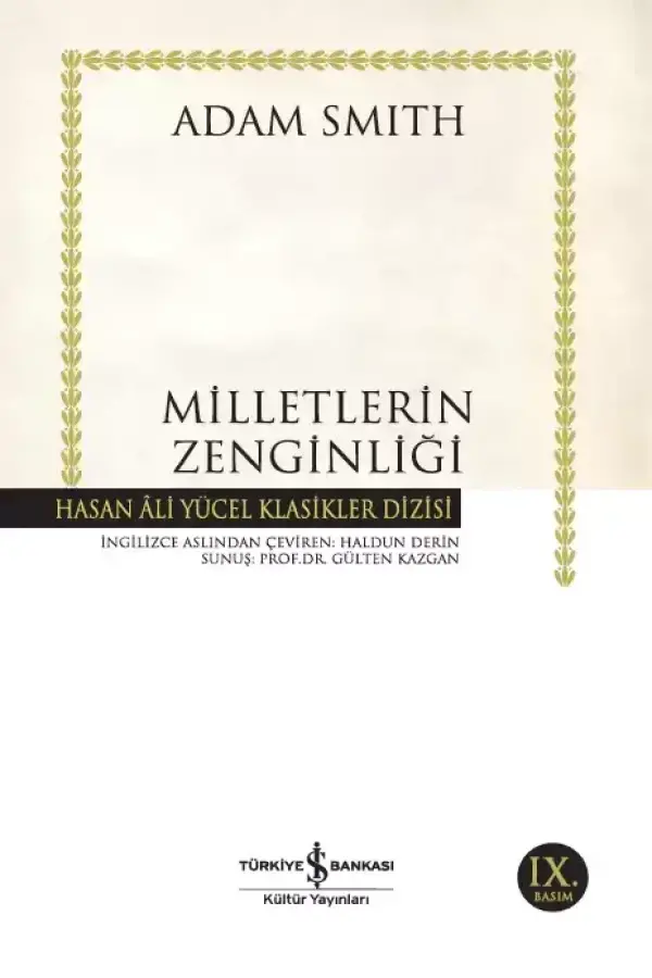 Milletlerin Zenginliği (Ciltli)